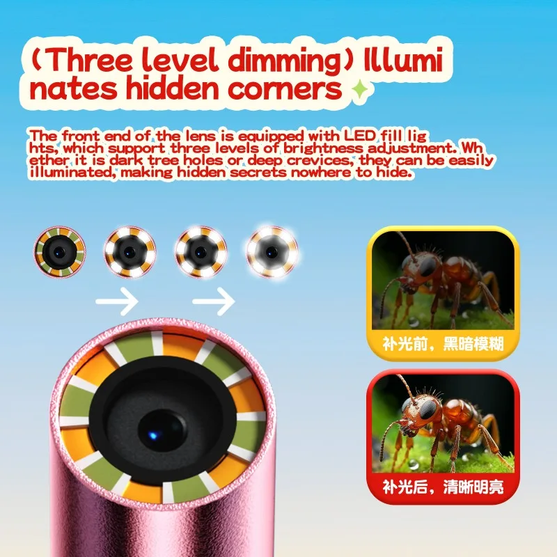 Children's Mini Camera HD Children's Camera Student Party Children's Outdoor Exploration Camera