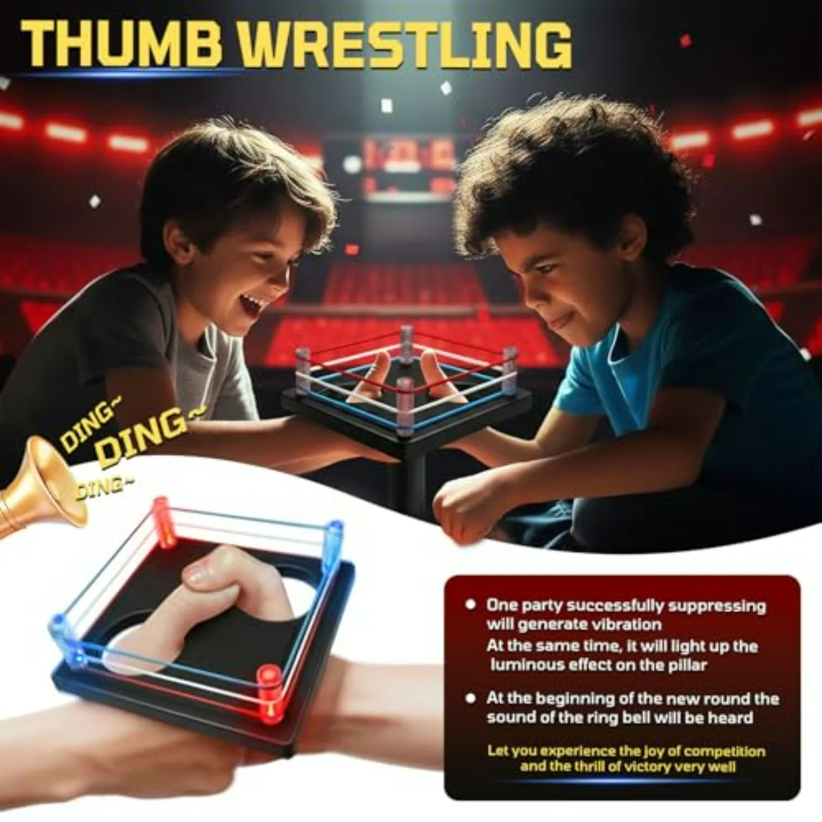 

Арена для большого пальца, борьбы, соревнования, игрушечная лампа, детская мужская и женская игра-головоломка, игрушка для снятия стресса, взаимодействие родителей и детей