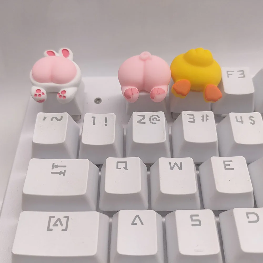 Cat Paw Butt Key Cap Animal Keycaps For Mechanical Gaming Keyboard Custom ESC Keycap Cherry Mx Switch For PC Gift For Birthday