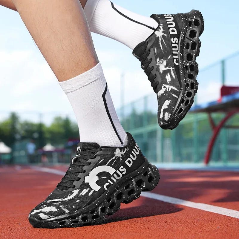 Men Sports Shoes Luxury Casual Sneakers Mesh Running Shoes Summer Lightweight Platform Fashion Basketball Walking Shoes for Men - view 2