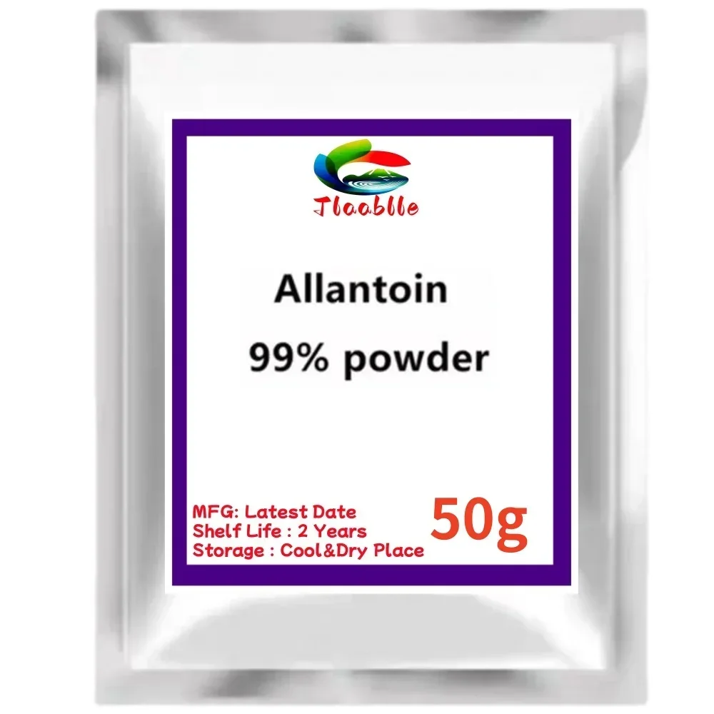 

Cosmetic Materials Allantoin Powder Supplement Body Face Gloss Skin Widely Used In Freckles Free Shipping
