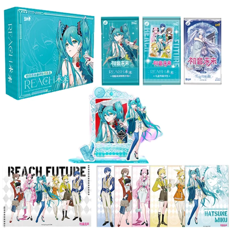 

KAYOU подлинная почтовая подарочная коробка Hatsune Miku FR, коллекционная карта персонажей, детские игрушки, подарок на Рождество и день рождения