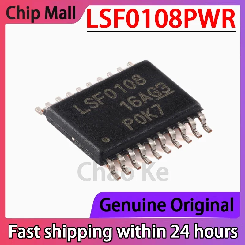 

1 шт. LSF0108PWR, 8-канальный двунаправленный преобразователь многоуровневых напряжений для поверхностного монтажа TSSOP-20