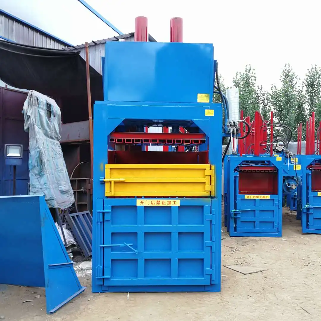 ACCE High Pressure 30Ton Waste Paper Cloths Baler Of Garbage Station Cloth Waste Compressor Baler Machine