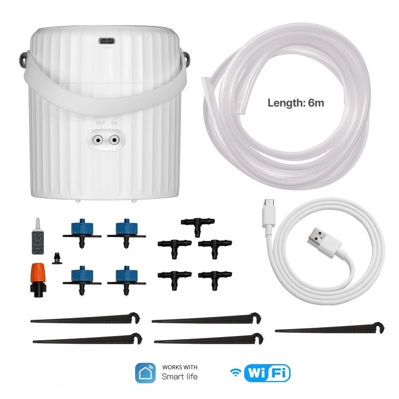 WiFi Smart Home Timing Pump App Remote Control Sprinkler Garden Irrigation System