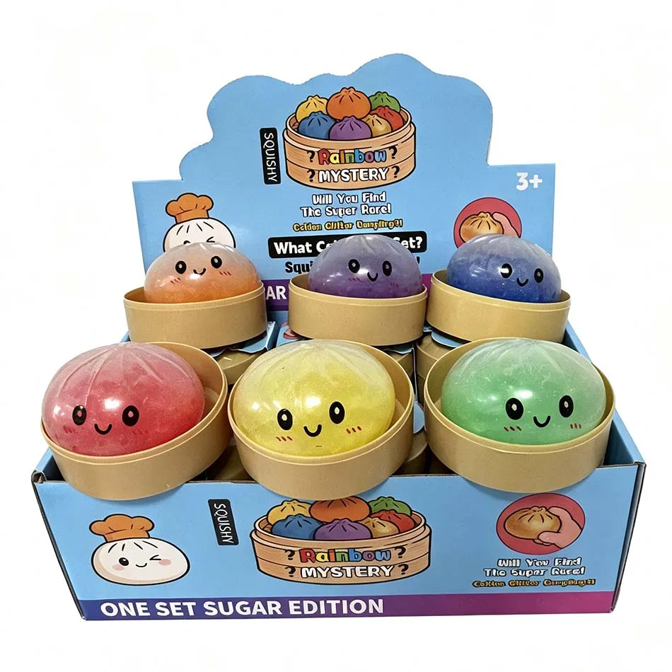Simulation Flash Dumpling Pressure Ball Slow Rebound Soft Pinch Decompression Home Office Decorat Children Adults Birthday Gift