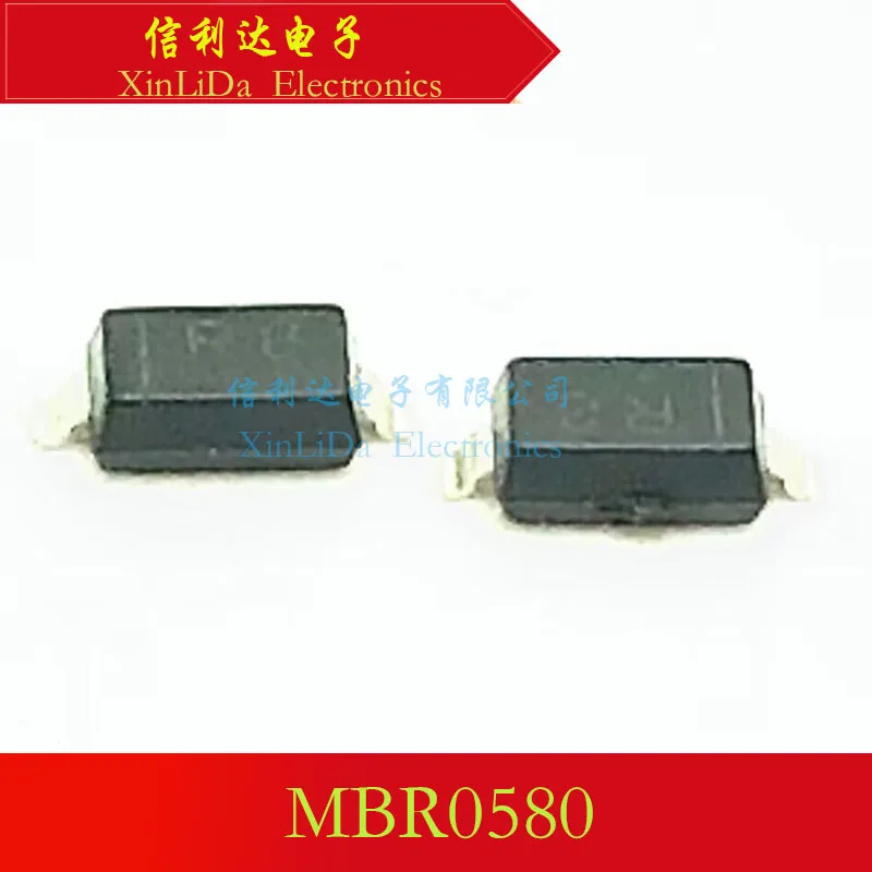 MBR0580 kod oznakowania R8 SOD123 diody schottky'ego nowy i oryginalny