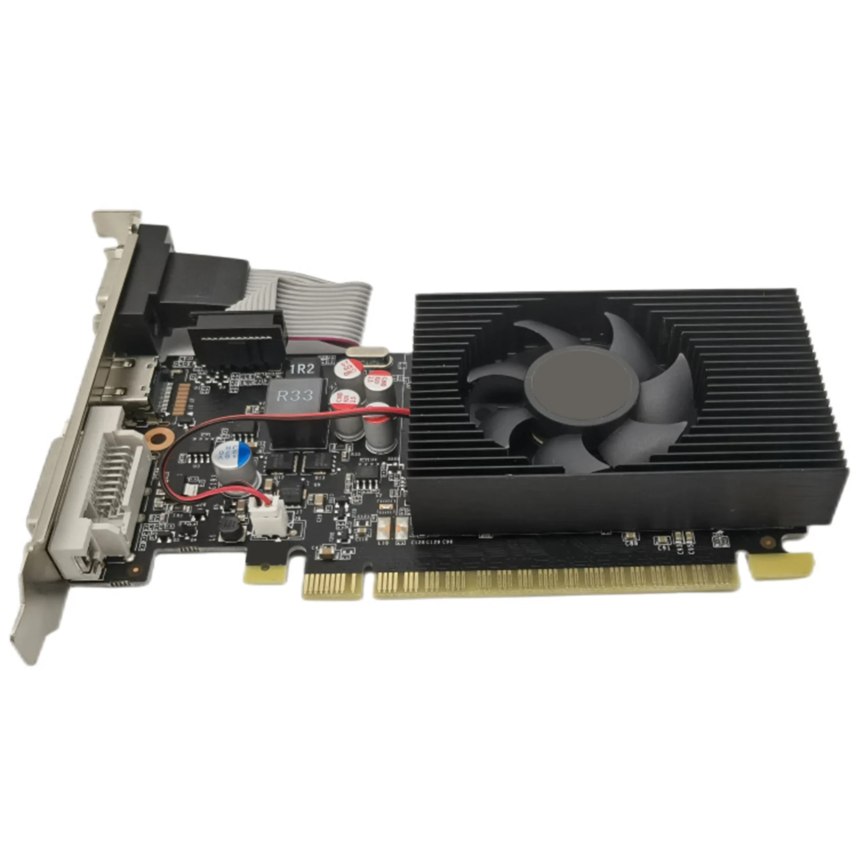 

Видеокарта DDR3 128BIT Видеокарта для настольного компьютера Полувысота Компьютерная игровая видеокарта