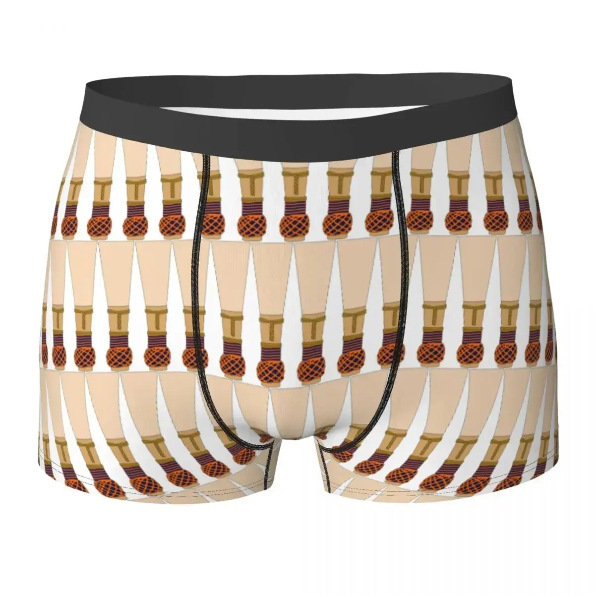 

Boxer Underpants Shorts Bassoon Reed (Orange And Blue) Panties Male Comfortable Underwear for Homme Man Boyfriend Gift