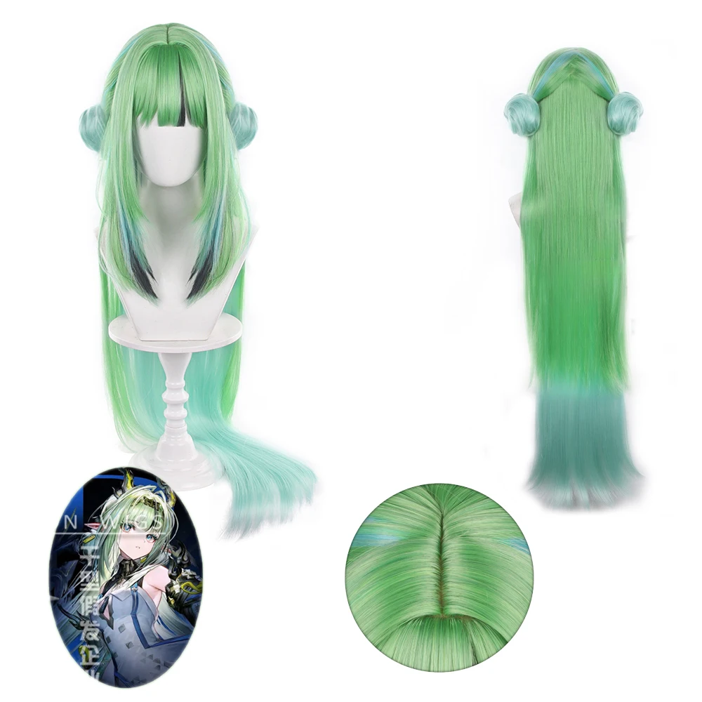 Arknights Endfield Si Cosplay Wig 105cm Gradient Halloween Comic Con Heat Resistant Synthetic Hair  Si Role Play Wig