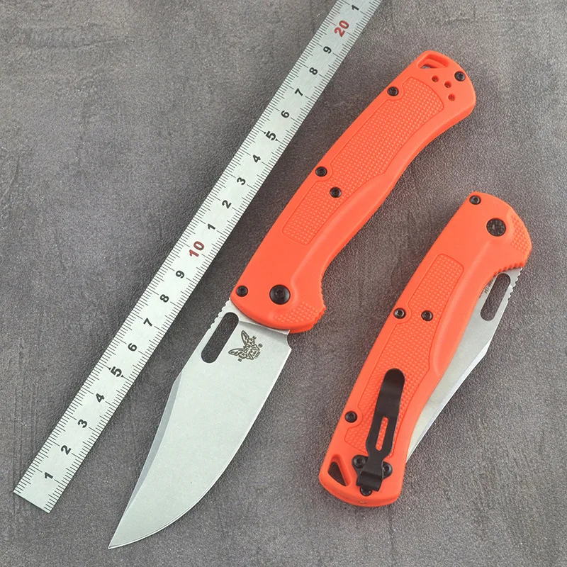 

Outdoor Folding Knife Nylon Fiberglass Handle D2 Steel Blade Portable Camping Tactics Folding Knife Self-defense EDC Jackknife