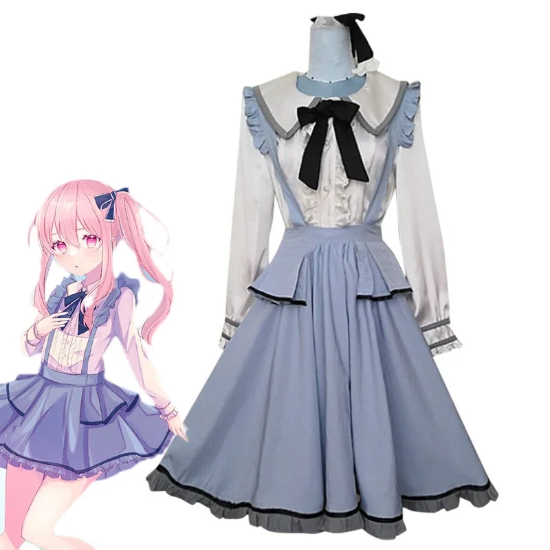 

FC6Anime Project Sekai Colorful Stage Akiyama Mizuki Cosplay Costume Adult Women Skirt Suit Lolita Girls Uniform Halloween @FC8！