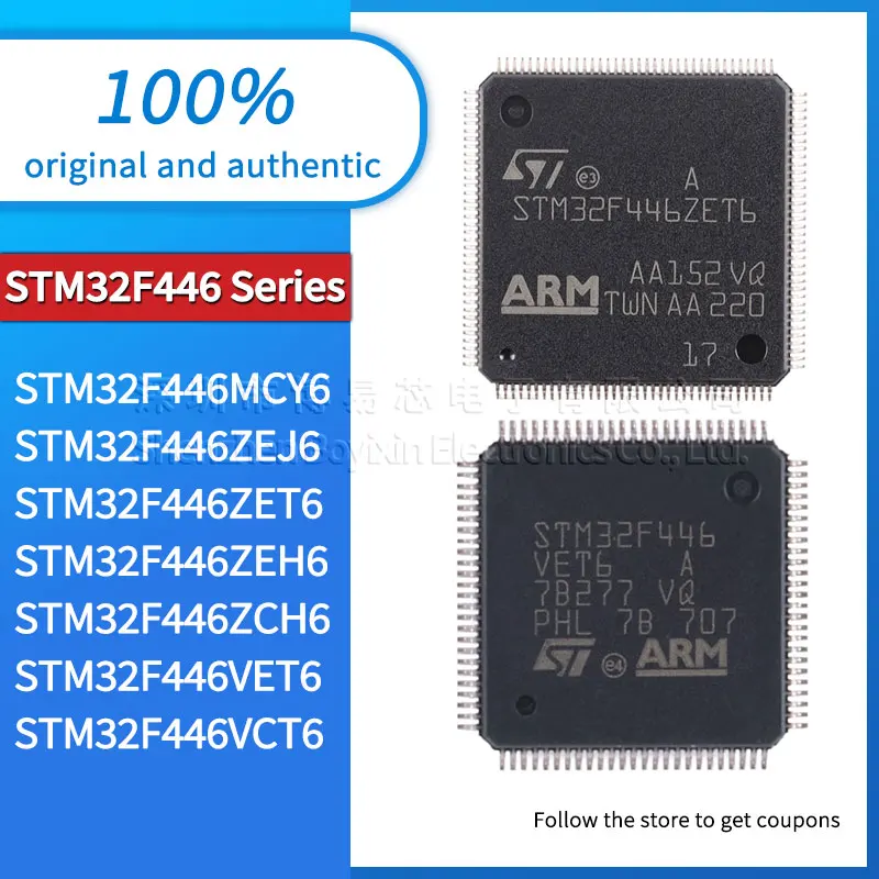 

Original genuine STM32F446MCY6 STM32F446ZEJ6 STM32F446ZET6 STM32F446ZEH6 STM32F446ZCH6 STM32F446VET6 STM32F446VCT6