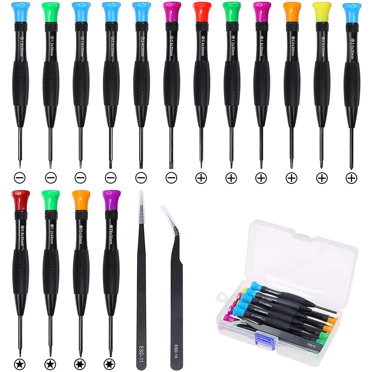 Magnetic Screwdriver Set Mini Multi-Function Magnetic Precision Screwdriver For Watch Eyeglasses Phone Repairing Hand Tools