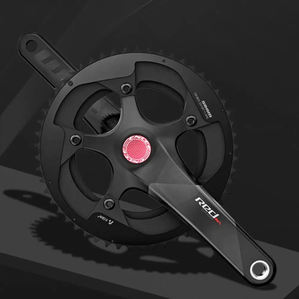 Waterproof Bike Crank Dust Cap Rubber Ring Aluminum Alloy Bicycle Crankset Dust Cover Protective Durable Crank Plugs