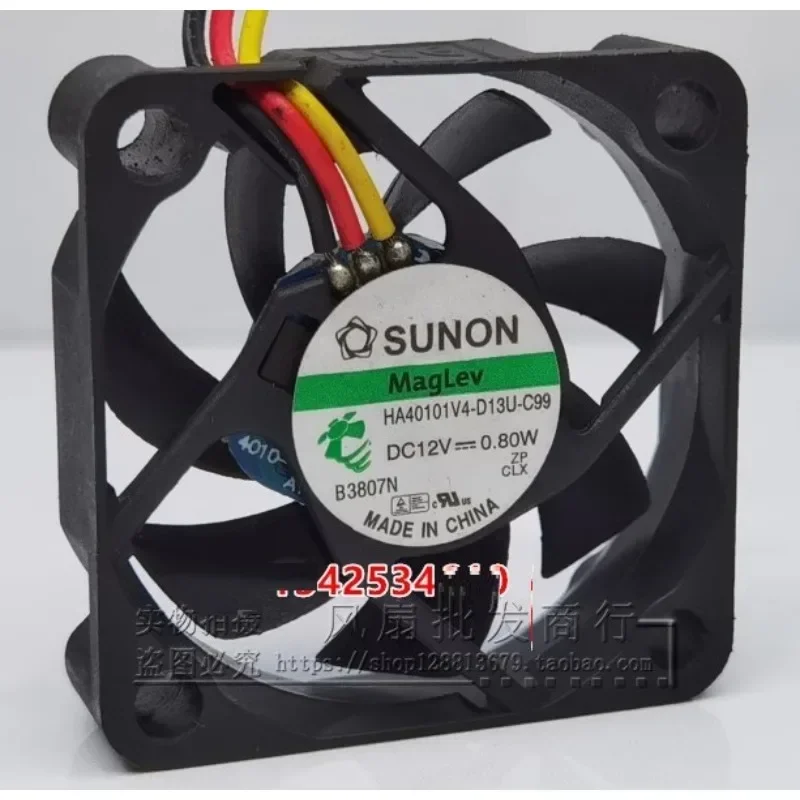 Ventilador de CPU para SUNON HA40101V4-D13U-C99, 12V, 0,80 W, 4CM, 4010, súper silencioso, 40x40x10mm, nuevo