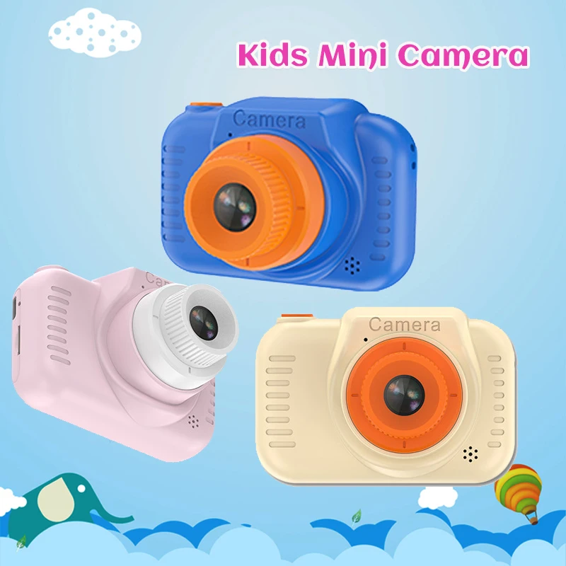 Kinder Mini Cartoon Vintage Digitale Camera 2 Inch Kleurendisplay Outdoor Camera Slr Camera Speelgoed Kinderen Verjaardagscadeau Kinderen Speelgoed