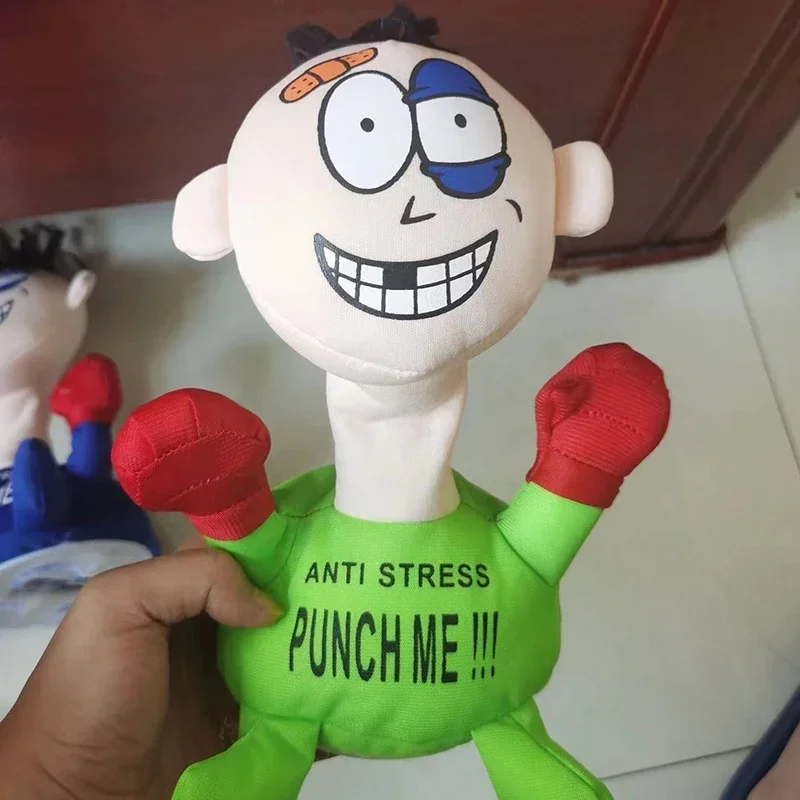 Electric Punch Me Plush Toys Emotional Vent Plushies Decompression Soft Stuffed Doll Anti-Stress Peluche Kids Christmas Gifts