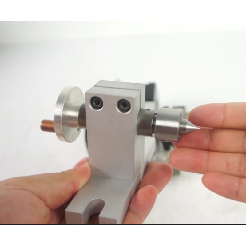 LY Activity Tailstock Optional Center Height 44mm 54mm for CNC Router Engraving Carving Machine Rotary Axis Use