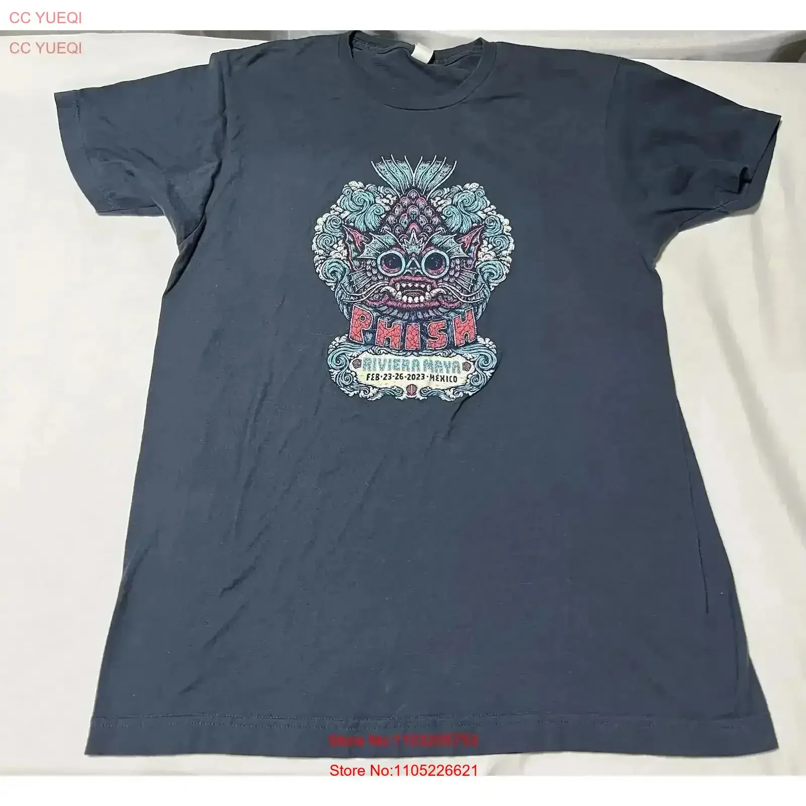 2023 Phish Concert T Shirt Size Large Riviera Maya Feb 23 26 Mexico vintage Washed Breathable fashion Stylish vintage Washed