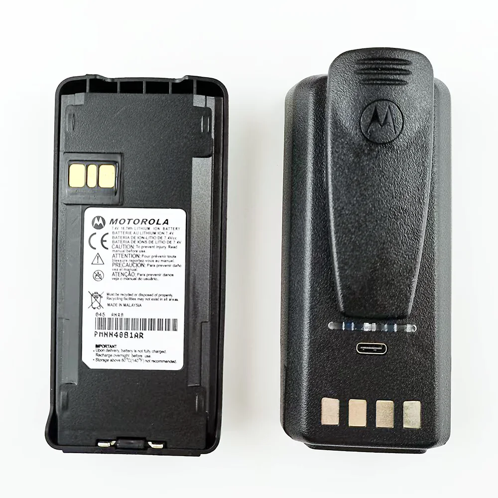 PMNN4081AR Walkie Talkie Battery Upgraded Thicken Type-C Li-ion Battery For CP1660 CP1300 CP1200 CP1668 CP1308 Two Way Radios