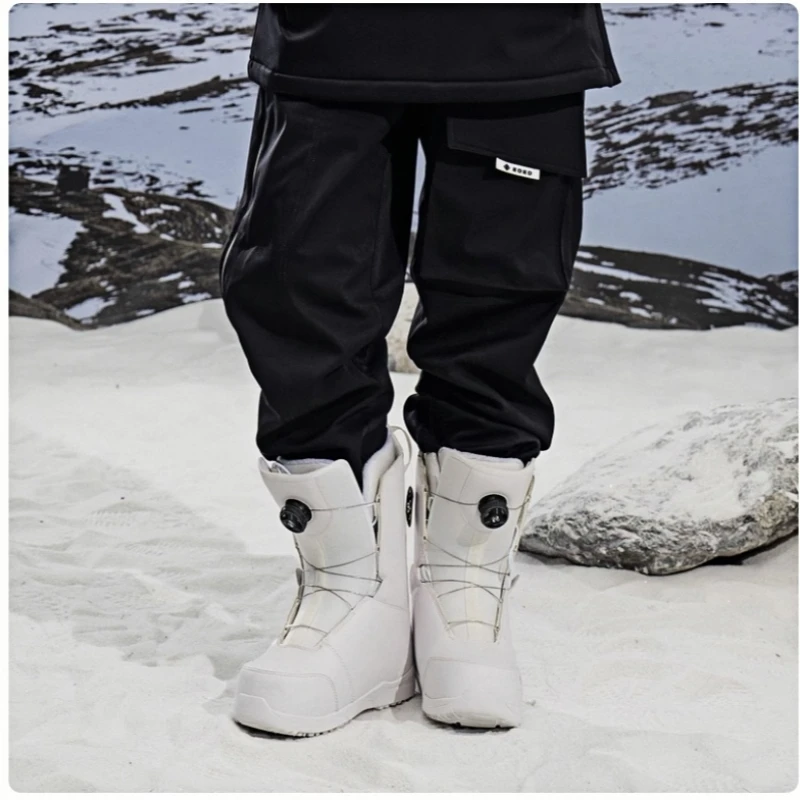 APVCX 2025 Winter Man Woman Ski Pants Windproof Waterproof Snow pants Male And Female Outdoor Warm Thickened Breathable Trousers