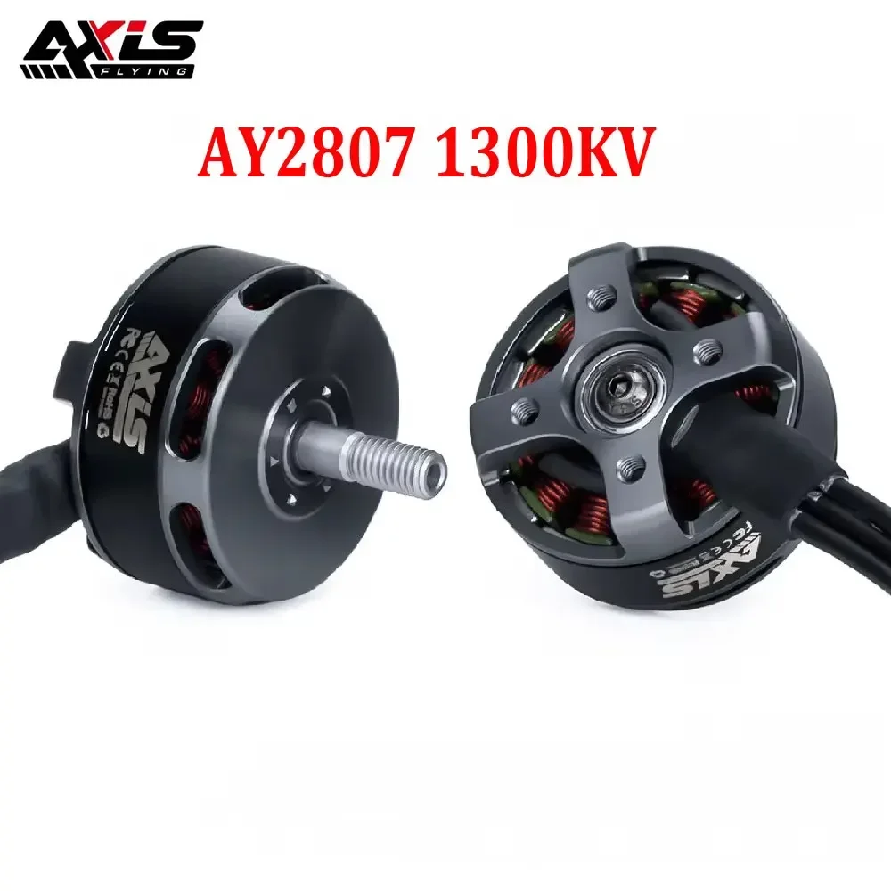 

Axisflying AY2807 2807 1300KV Brushless Motor 6S LiPo 5mm Shaft Diameter for FPV Freestyle 7inch Long Range LR7 Drone DIY Parts
