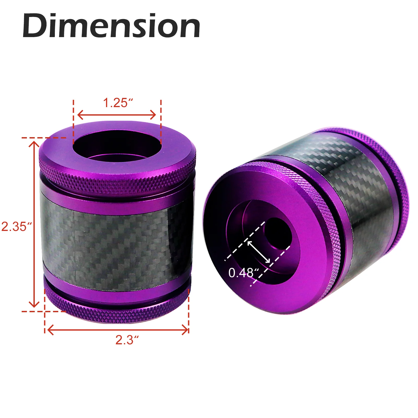 GZICMA Motorcycle Crash Bar CNC Aluminum End Caps for Harley Touring Softail Sportster Engine Guard Saddlebag Guards Ends 2PCS 3