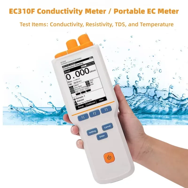 EC310F Digital Portable Electrical Oil Water PH Conductivity Meter Salinity Tds Conductivity Orp ph Meter Tester