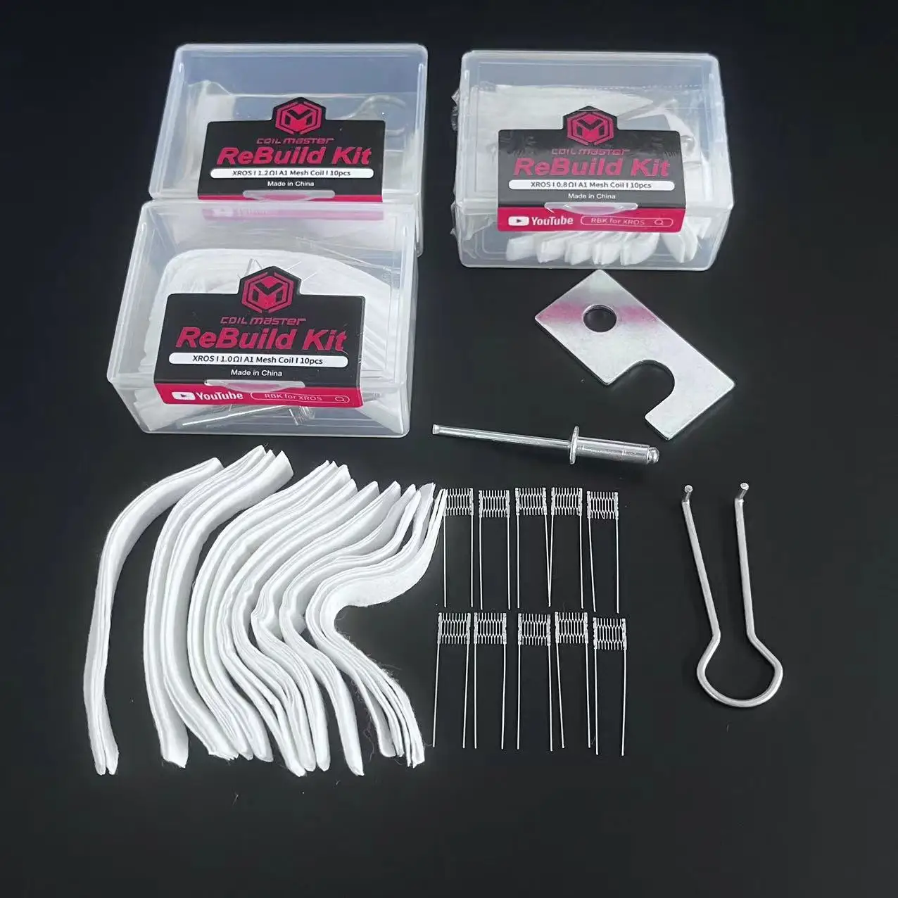 5/2/1Box DIY XROS Rebuild Kit RBK FOR XROS A1 Mesh 0.8/1.2/1.0ohm home decorations diy hand tool parts image 2