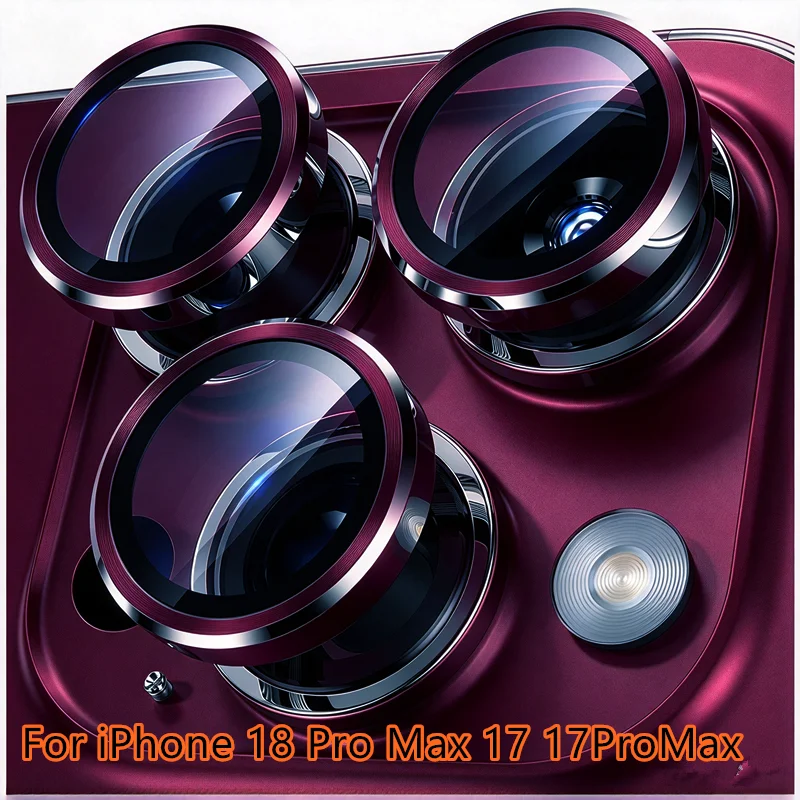 Camera Lens Protector Cover For iPhone 17 Pro Max 17Air 15 16Pro iPhone 14 16Pro Max 15 16Plus Glass Protection Film Accessories