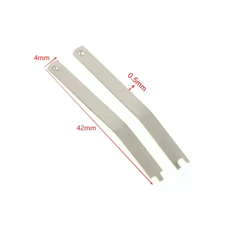 1/5Pairs Cuticle Trimmer Nail Art Scissors Stainless Steel Flat Spring Small Needle Pliers Spring Accessories