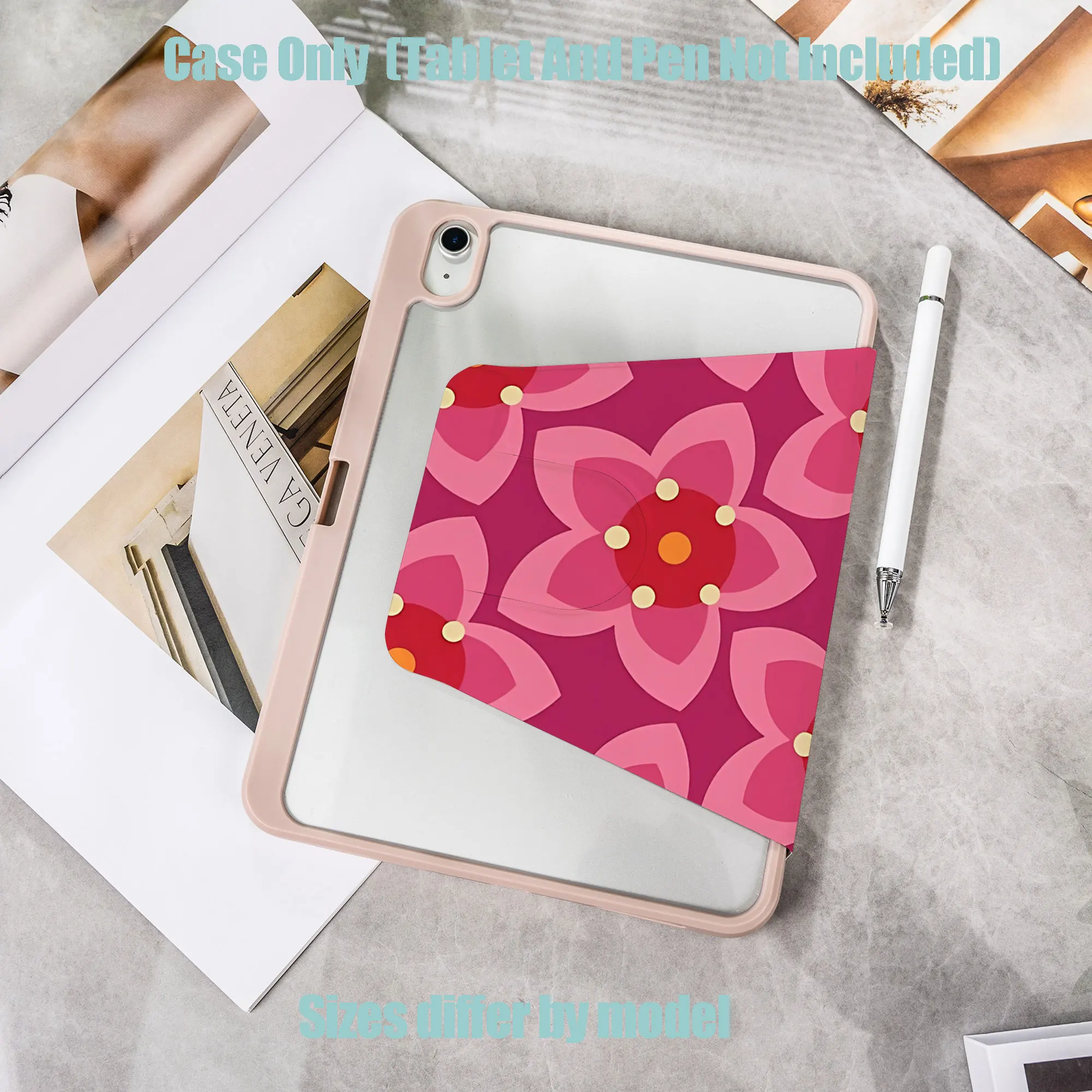 Shockproof TPU Tablet Protective Case with Pencil Holder Auto Sleep Wake for Apple /Samsung/Xiaomi/Redmi/Huawei/Honor