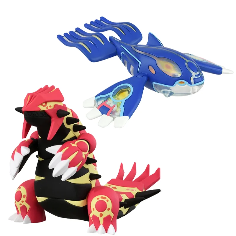 تومي شخصيات البوكيمون الأصلية البدائية عكس Groudon Kyogre الأسطوري بوكيمون لعبة مجسمة مجموعة رائعة مثالية الهدايا