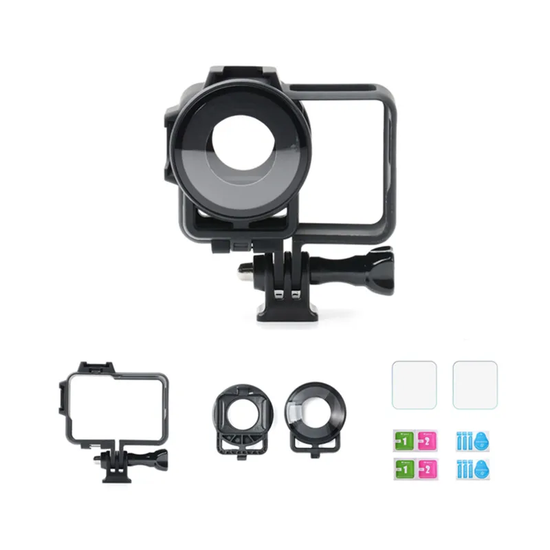 เลนส์ป้องกัน + วงเล็บป้องกันป้องกันหมวกสำหรับ Insta 360 One ฿อุปกรณ์เสริม