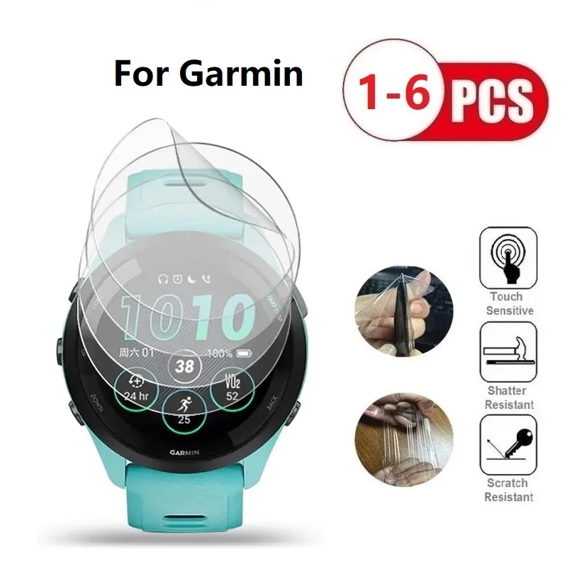 For Garmin Forerunner 965 955 945 935 620 630 735 255 265 S 230 220 158 55 45 Smart Watch Screen Protector Hydrogel Soft Film