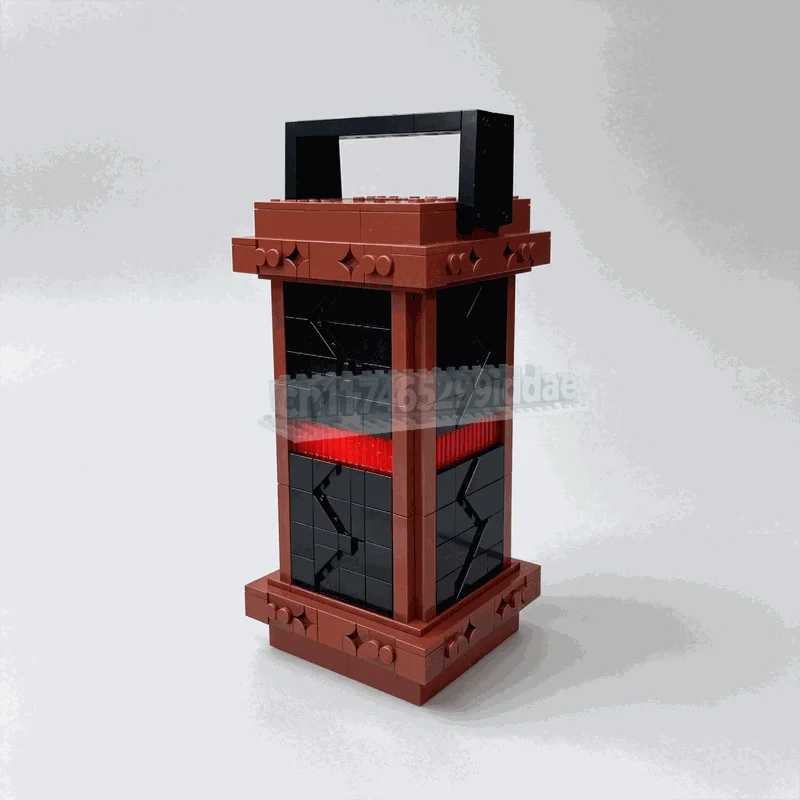1002Parts Reality Stone Container LED Light Model Custom Building Blocks DIY Assembly Creative Toy Display Collection Gift Set