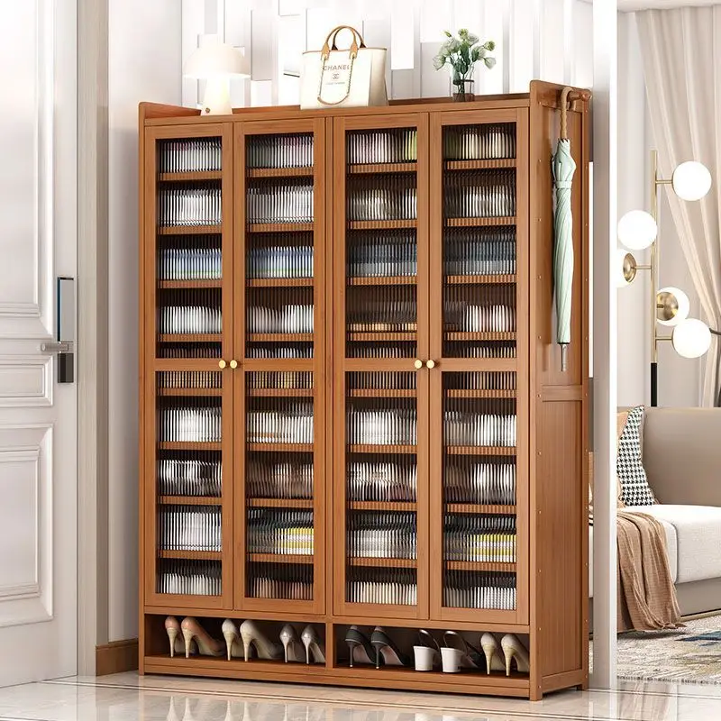 Shoe Cabinet Large Capacity Dustproof, Multi Layer Shoe Rack Storage, Entryway Porch Organizer for Home Rental