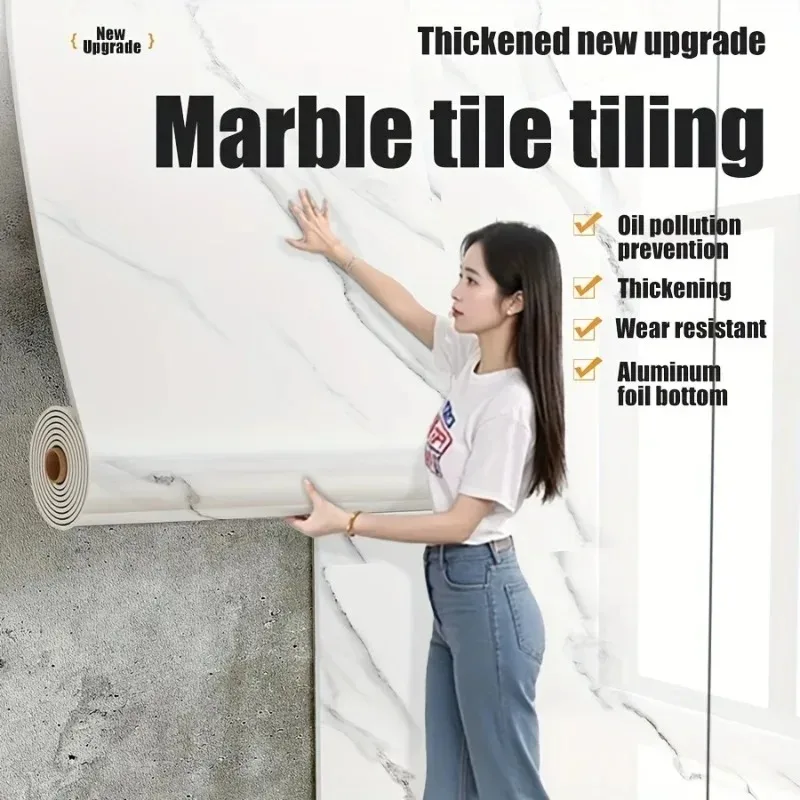 تأثير الرخام ورق جدران ذاتي اللصق قشر وعصا ملصقات جدار البلاط سميكة الفينيل لوحات الرخام الديكور مع الأوردة الذهبية