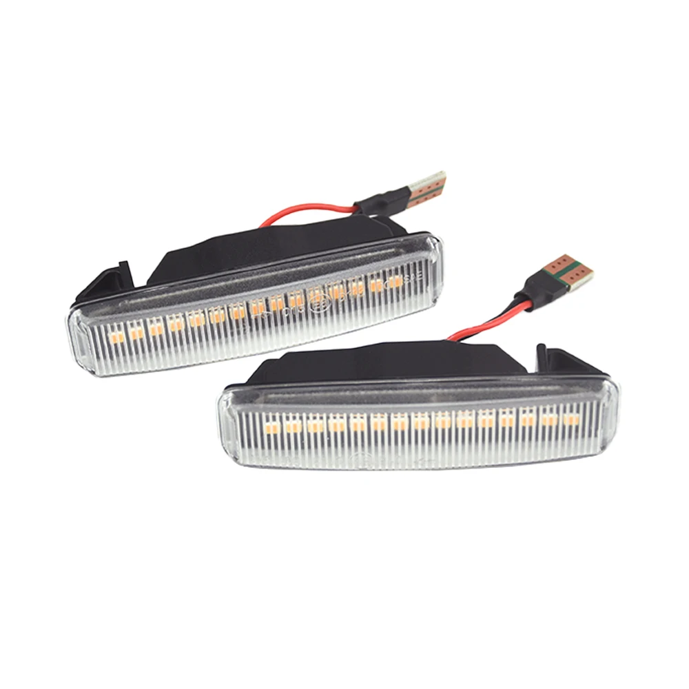 

2 шт. динамические светодиодные указатели поворота, боковые габаритные огни для BMW 5 серии 5er E39, мод. БЖ. 12/95 - 6/03 Текущая последовательная мигалка