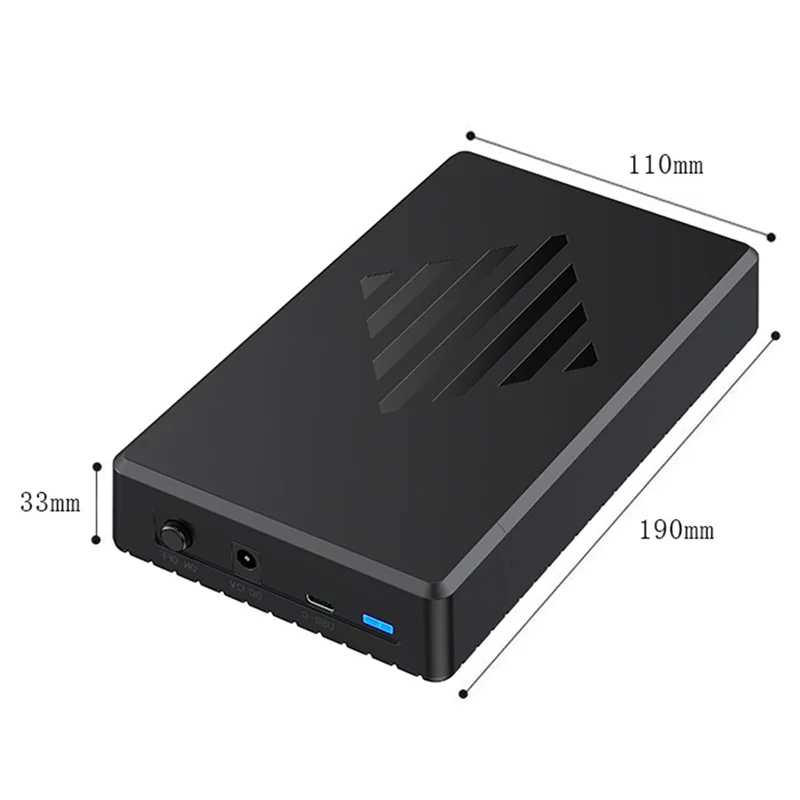 سطح المكتب 3.5 بوصة USB 3.1 SATA القرص الصلب الضميمة البلاستيك حالة HD356T المحمولة HD محرك القضية