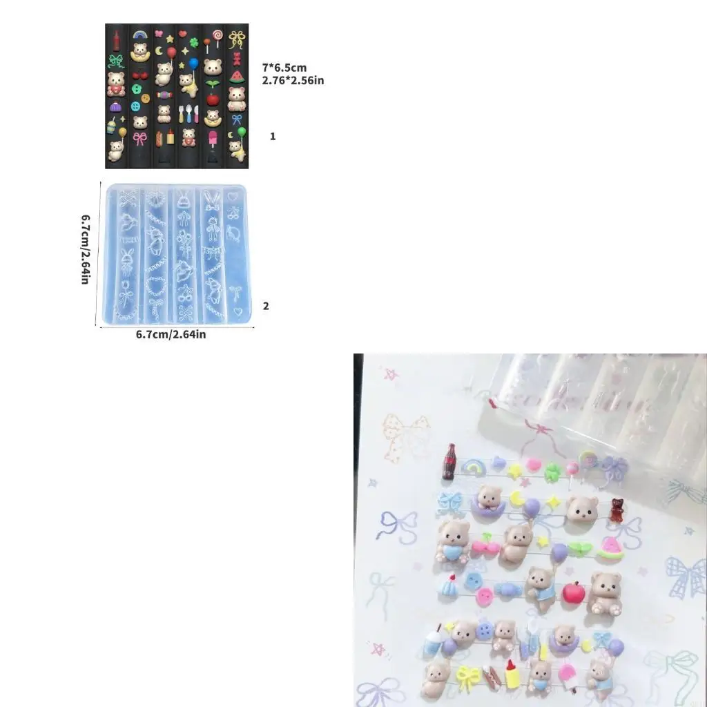Practical Art Moulds Animal Theme Art Template Moulds Silicone Texture