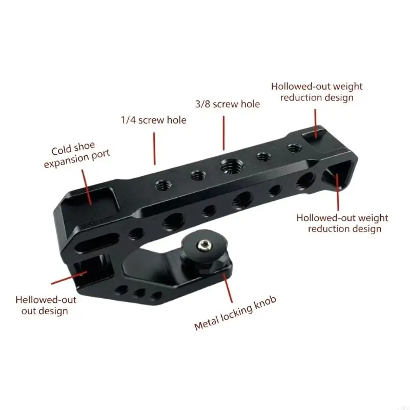 CORA DSLR Camera Top Handle Aluminum Comfortable Grip Video Stabilizing Adapter
