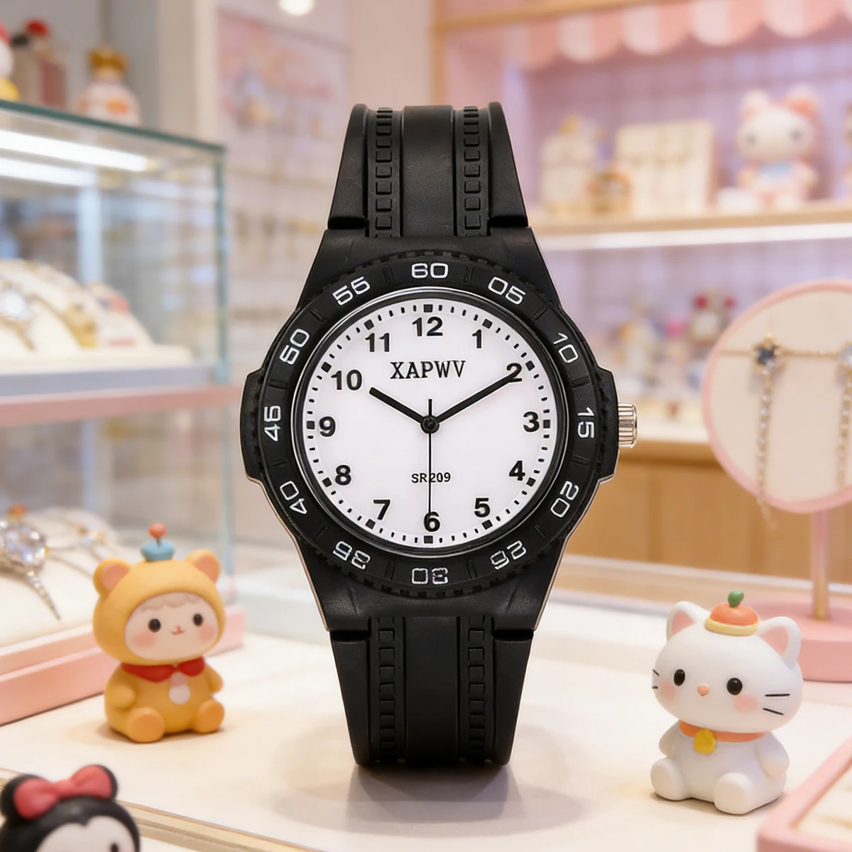 Silicone Quartz Casual Watch, Suitable for Women, Students, and Children, Fashionable and Simple, Durable and Easy to Wear view 6