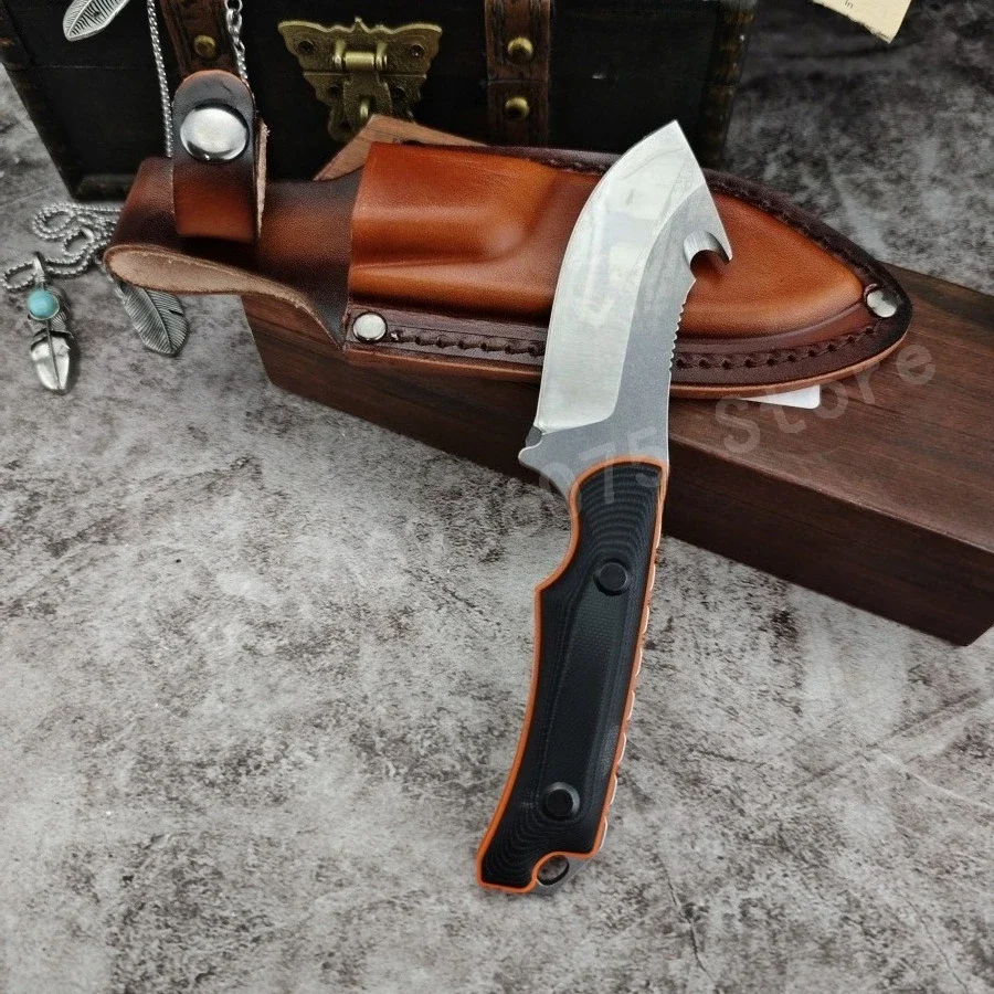 

BM 15018 Профессиональный тактический нож 8Cr13Mov Blade, двухцветная ручка G10, уличный многофункциональный походный нож, мужские подарки