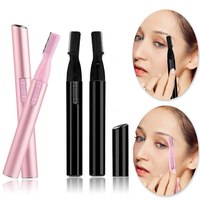 2022 New Multi Functional Mini Handle Beauty Women Painless Automatic Shaving Trim Eyebrows Electric Eyebrow Trimmer Pink Black