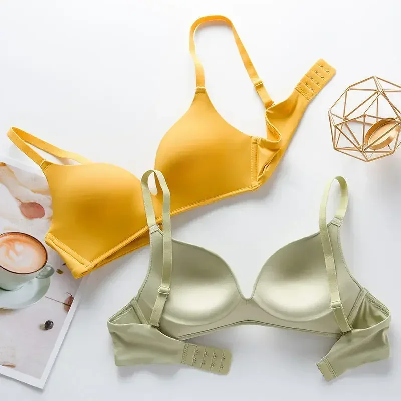 مثير لا سلك رفع الملابس الداخلية النساء سلس الصدرية الفتيات الطلاب تنفس رقيقة حمالات الصدر الإناث الصدرية تنفس تجمع الملابس الداخلية