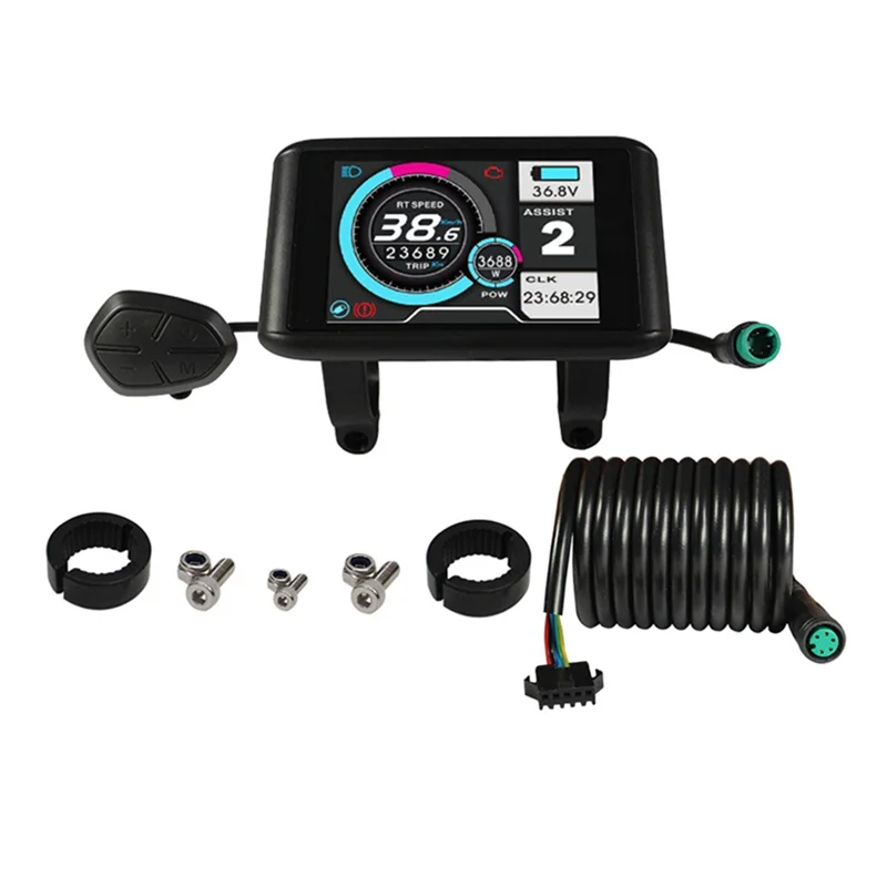 Speedometer tampilan UKC1 TFT baru 36V 48V 60V 72V versi kontroler kaya untuk Sabvoton SVMC-APT