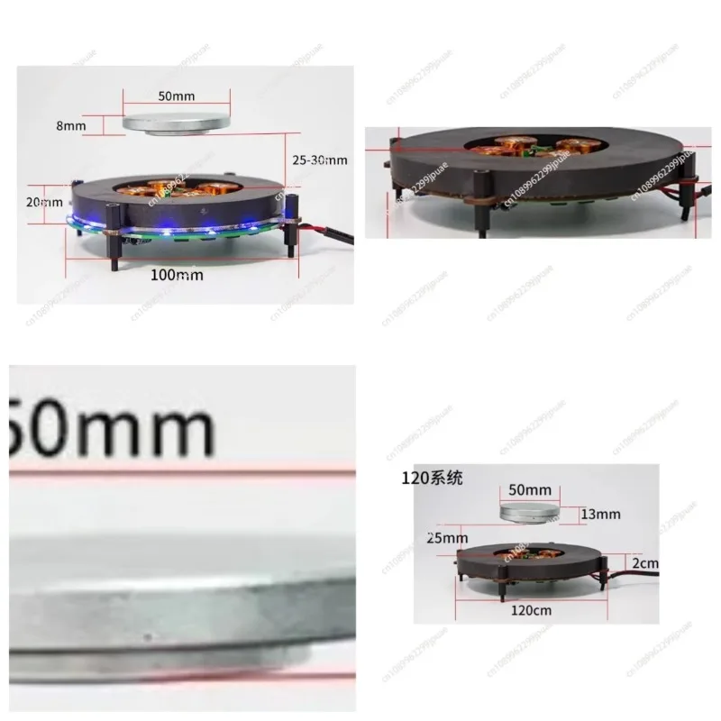 Magnetic Levitation Core Bare Machine Floating Display Bracket Load Bearing 500-1000g For Speaker Ornament Display Stand