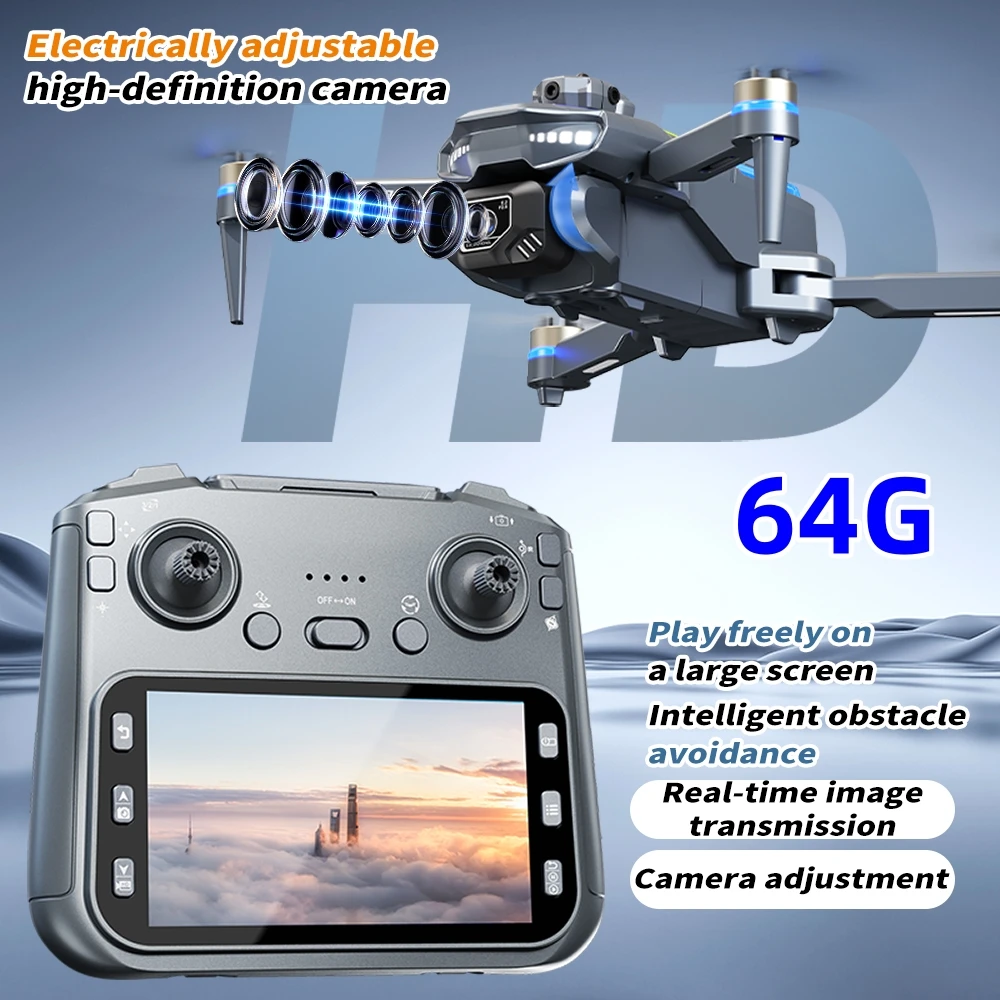 

AE19 Dron with Camera Professional 4K Dual Camera WIFI Optical Flow Drone fpv Obstacle Avoidance Aerial Photography Quadcopter